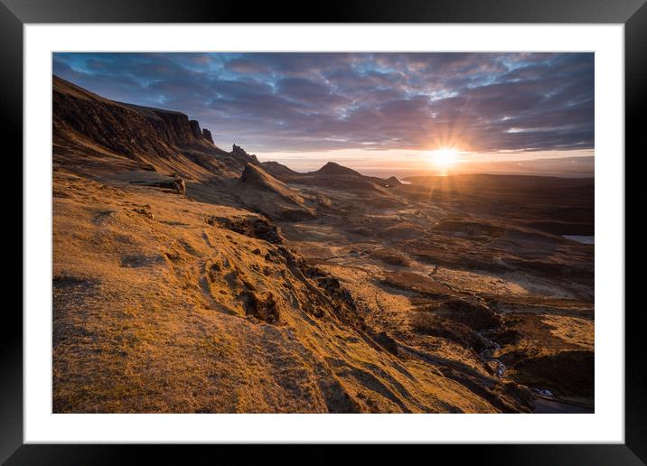 The Quiraing Framed Mounted Print by James Grant