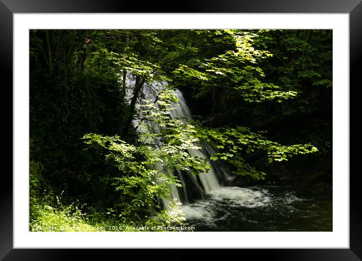 Janet Fosse, Waterfalls. Framed Mounted Print by Richard Morgan