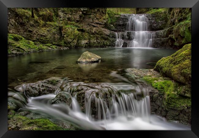 The Flow at Pontneddfechan Framed Print by Eric Pearce AWPF