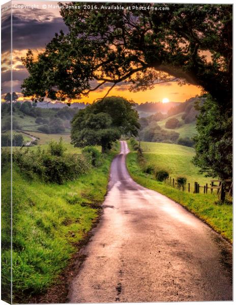 The Road to Kirby Knowle Canvas Print by K7 Photography
