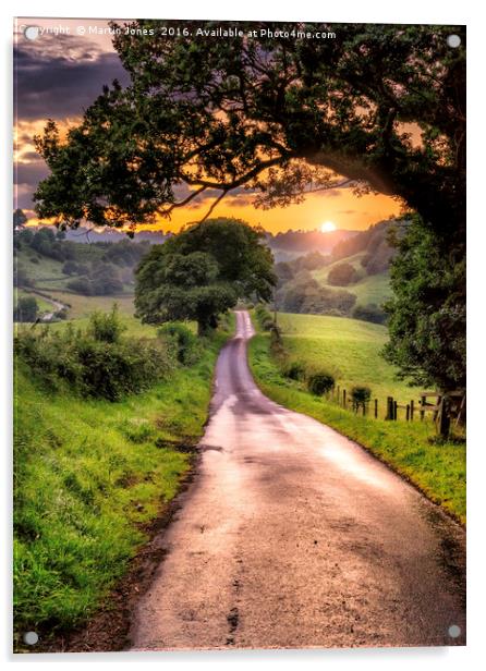 The Road to Kirby Knowle Acrylic by K7 Photography