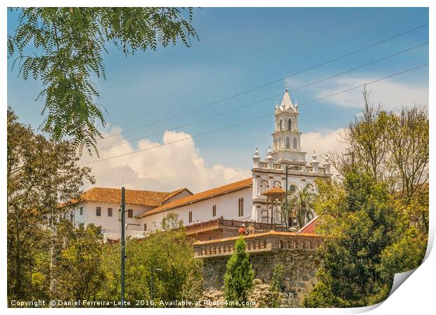 Historic Center of Cuenca, Ecuador Print by Daniel Ferreira-Leite