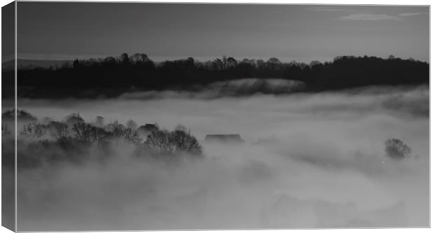 Misty Morn Canvas Print by Eric Pearce AWPF
