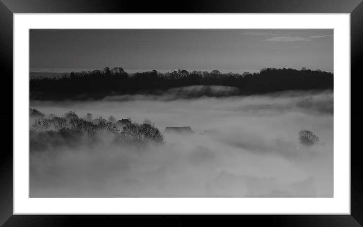 Misty Morn Framed Mounted Print by Eric Pearce AWPF