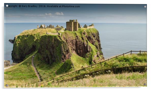 Dunnottar Castle Acrylic by GBR Photos