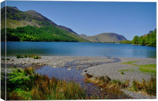 Crummock Water Canvas Print by Kleve 