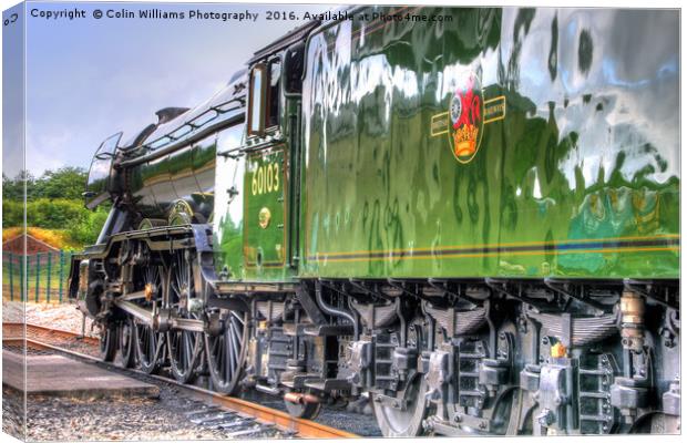 The Return Of The Flying Scotsman NRM Shildon 3 Canvas Print by Colin Williams Photography