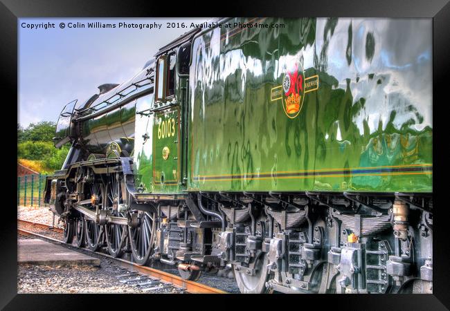 The Return Of The Flying Scotsman NRM Shildon 3 Framed Print by Colin Williams Photography