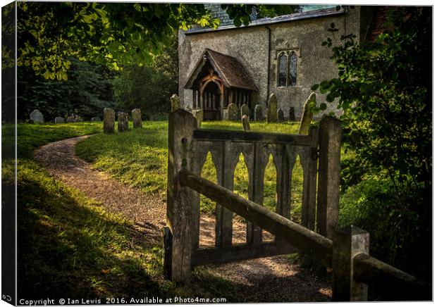 The Path To Ibstone Church Canvas Print by Ian Lewis