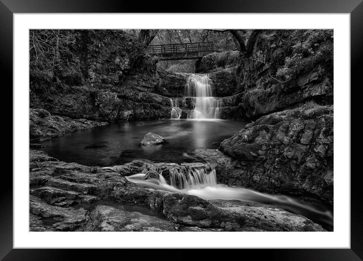 The Way over, Mono Framed Mounted Print by Eric Pearce AWPF