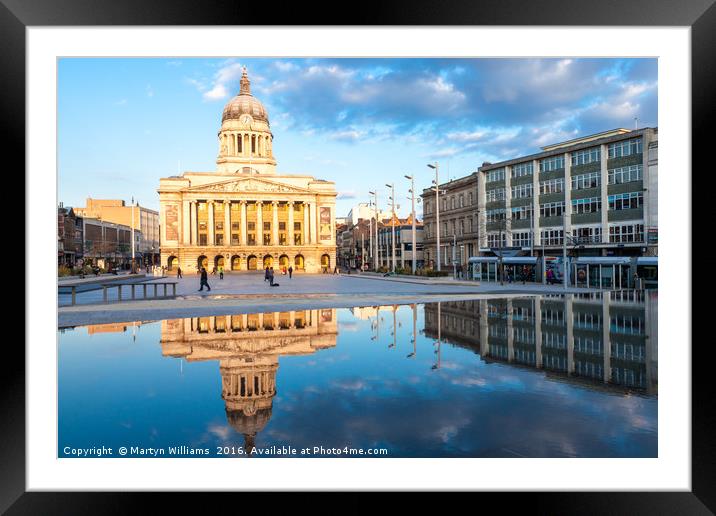 Council House, Nottingham, England Framed Mounted Print by Martyn Williams