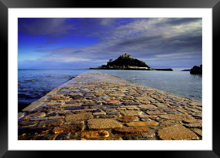 Causeway to the Mount Framed Mounted Print by Karl Butler
