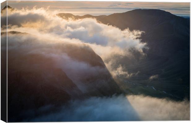 Ennerdale from Great Gable Canvas Print by James Grant