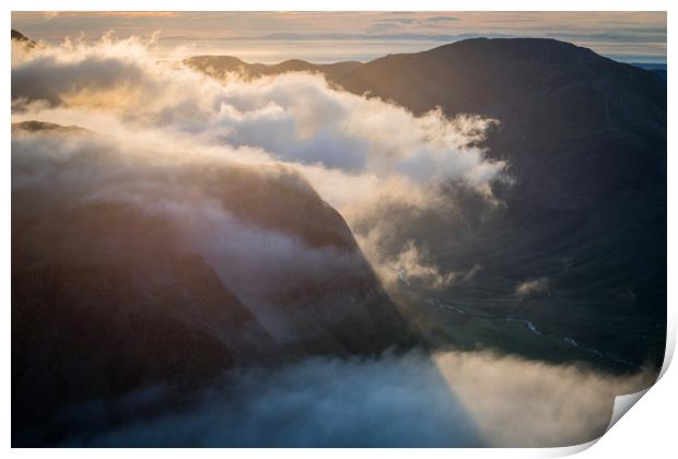 Ennerdale from Great Gable Print by James Grant