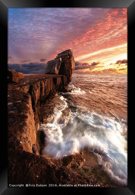 Pulpit Fire Framed Print by Kris Dutson