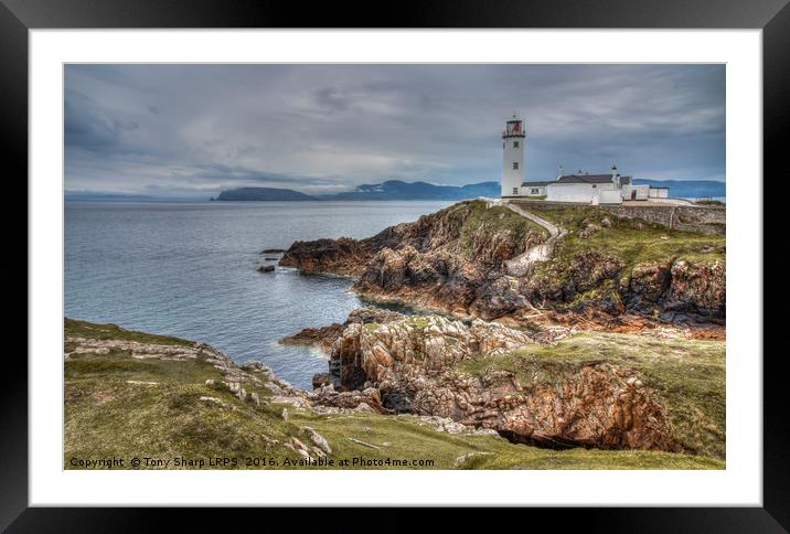 Fanad lighthouse,County Donegal, Ireland Framed Mounted Print by Tony Sharp LRPS CPAGB