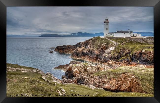 Fanad lighthouse,County Donegal, Ireland Framed Print by Tony Sharp LRPS CPAGB