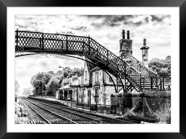 Wylam railway station Framed Mounted Print by Phil Reay