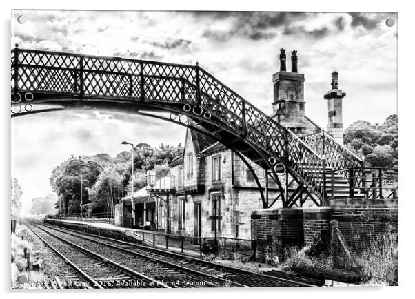 Wylam railway station Acrylic by Phil Reay
