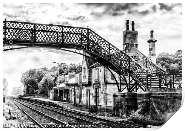 Wylam railway station Print by Phil Reay