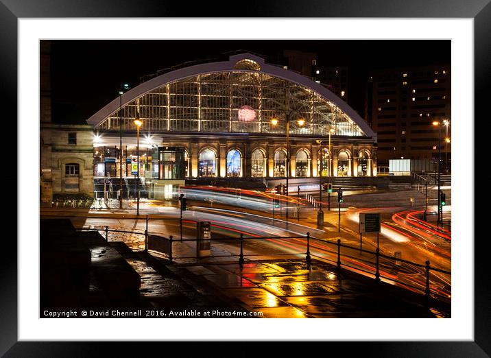 Lime Street Station Liverpool  Framed Mounted Print by David Chennell