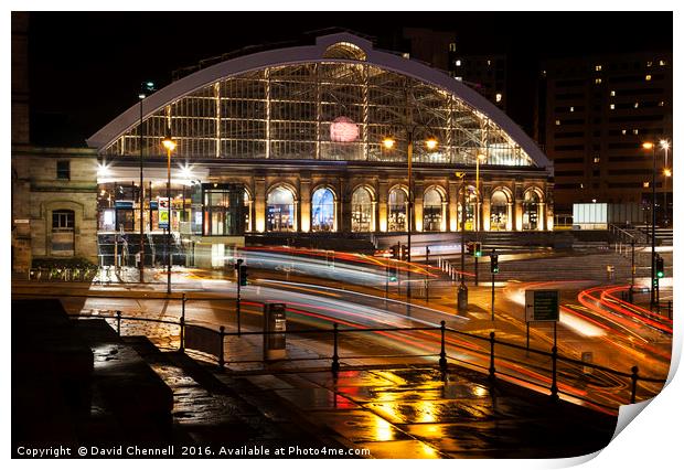 Lime Street Station Liverpool  Print by David Chennell