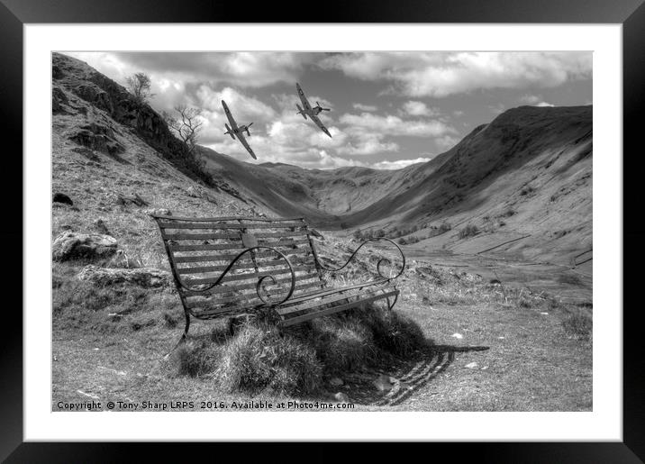 Heading Along the Valley Framed Mounted Print by Tony Sharp LRPS CPAGB