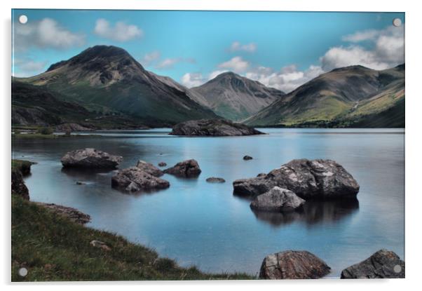 Wastwater Acrylic by Sarah Couzens