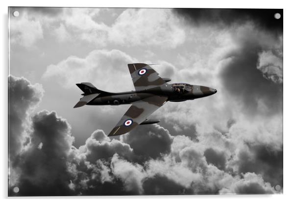 Hawker Hunter Acrylic by J Biggadike