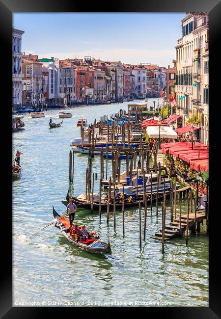 Grand Canal, Venice Framed Print by Susan Leonard