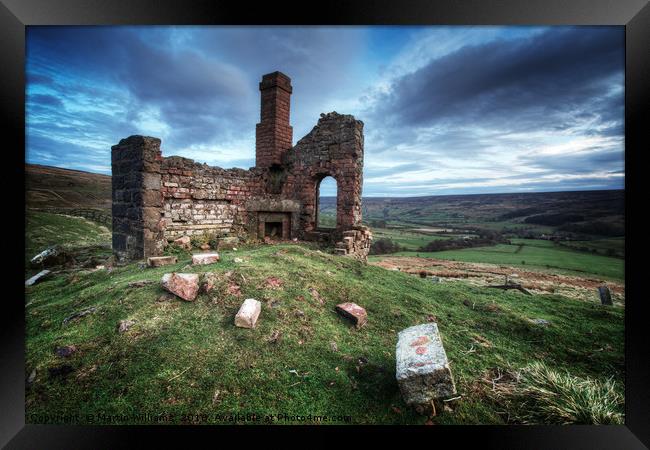 Iron Works - Rosedale Abbey Framed Print by Martin Williams