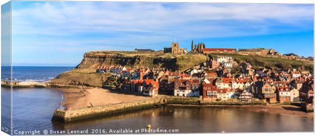 Whitby, North Yorkshire Canvas Print by Susan Leonard