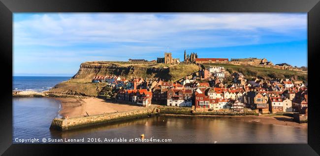 Whitby, North Yorkshire Framed Print by Susan Leonard