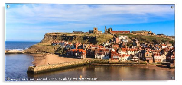 Whitby, North Yorkshire Acrylic by Susan Leonard