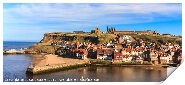 Whitby, North Yorkshire Print by Susan Leonard