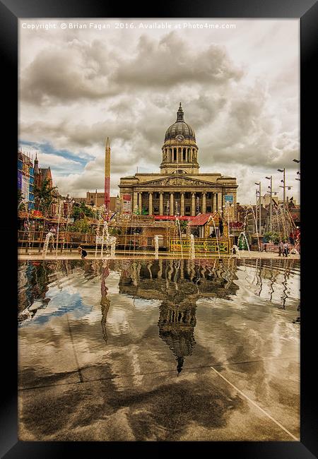 Council House reflections Framed Print by Brian Fagan