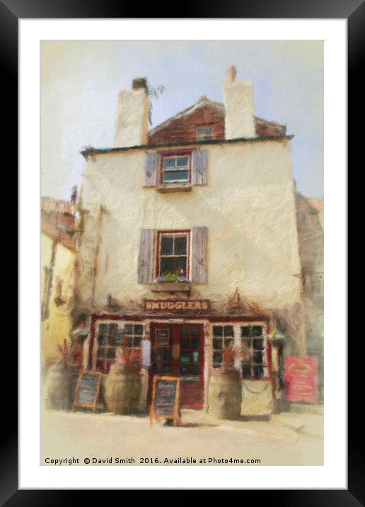 Smugglers Inn Framed Mounted Print by David Smith