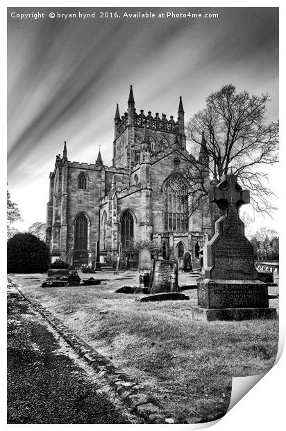 Dunfermline Abbey long exposure Print by bryan hynd