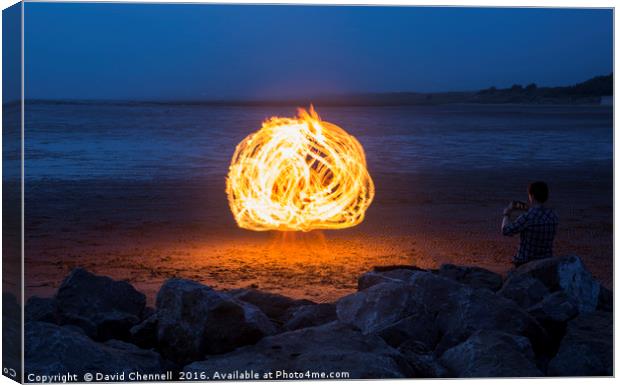 Fireball  Canvas Print by David Chennell