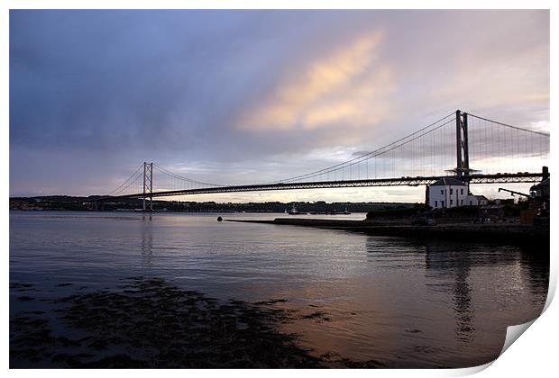 North Queensferry view Print by Ian Coyle