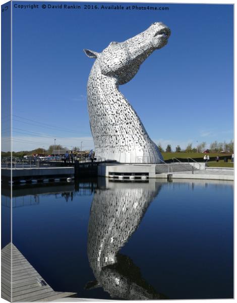  The Kelpies , Helix Park , Falkirk Canvas Print by Photogold Prints