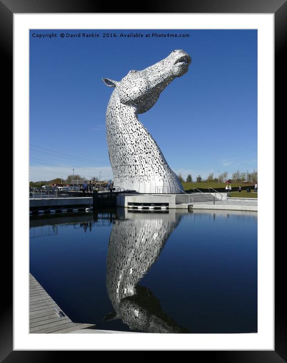  The Kelpies , Helix Park , Falkirk Framed Mounted Print by Photogold Prints