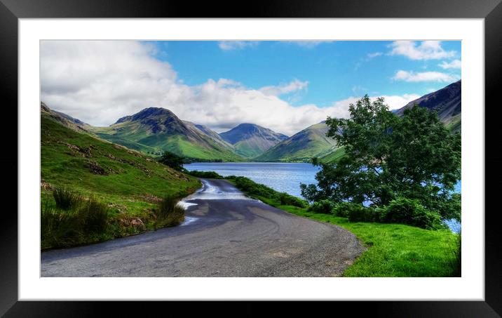 Wastwater Framed Mounted Print by Dave Leason