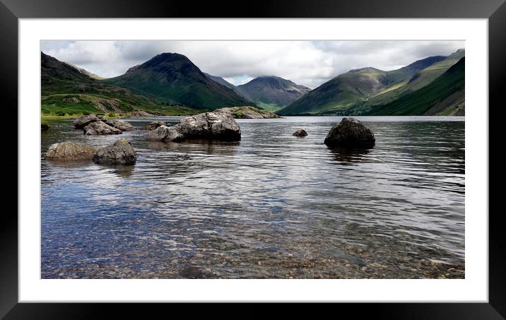 Wastwater Framed Mounted Print by Dave Leason