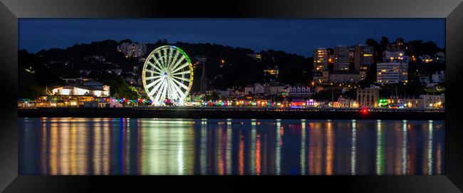 Torquay Harbour Framed Print by Victoria Bowie