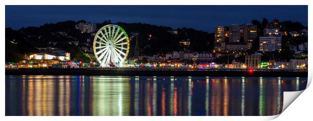 Torquay Harbour Print by Victoria Bowie