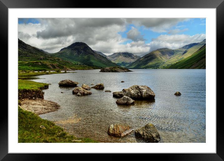 Wastwater  Framed Mounted Print by Sarah Couzens