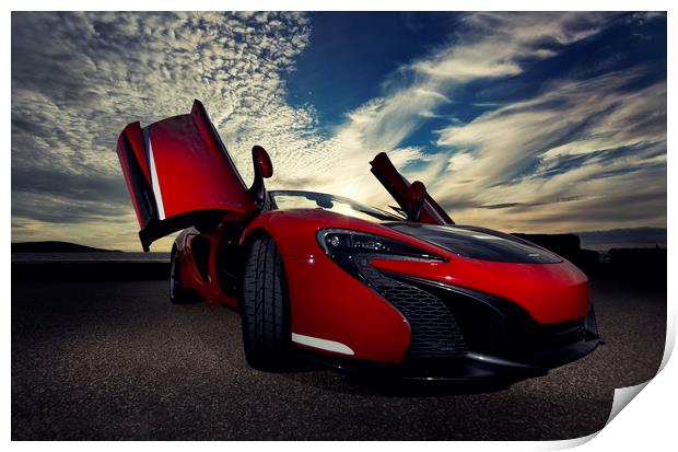 Mclaren 650s Can-am Print by mike Davies