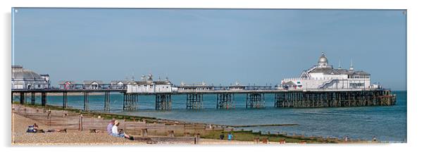Eastbourne Pier - Panorama Acrylic by Ann Garrett
