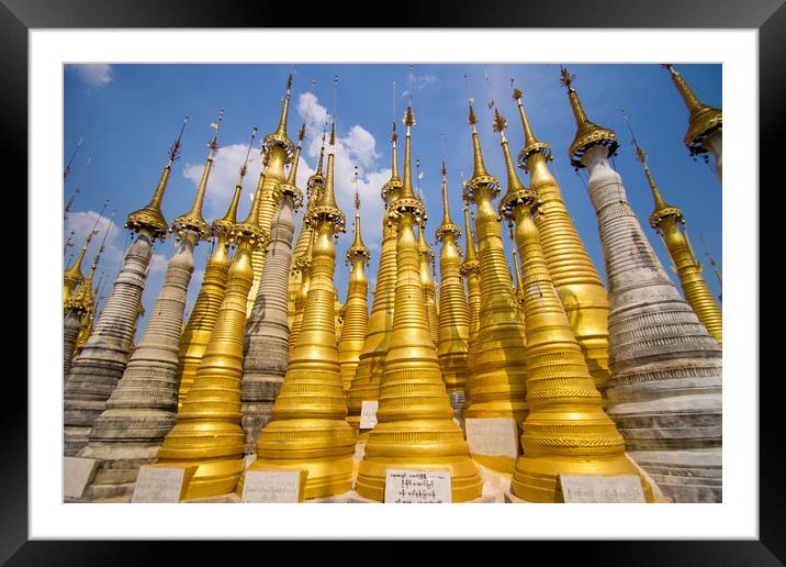  Shwe Inn Tain Monastery Framed Mounted Print by Annette Johnson